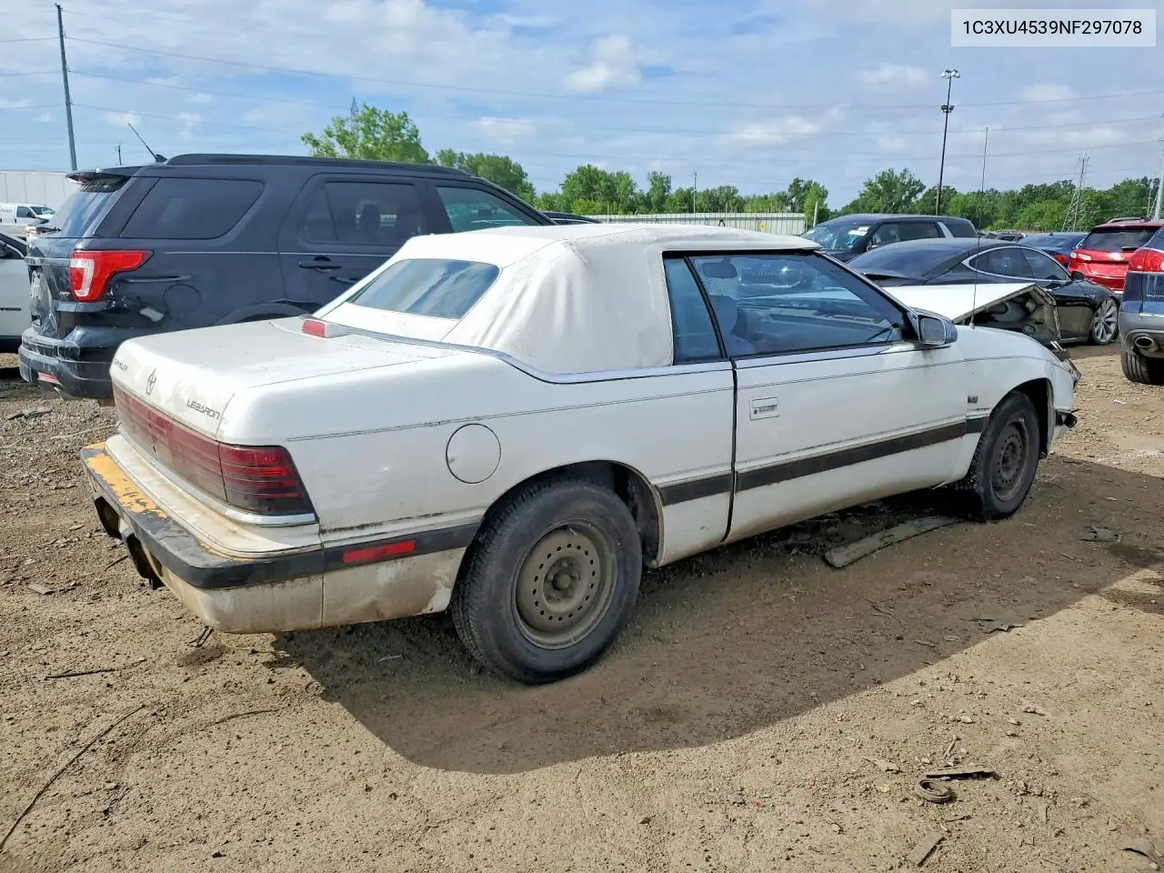 1992 Chrysler Lebaron VIN: 1C3XU4539NF297078 Lot: 57035226