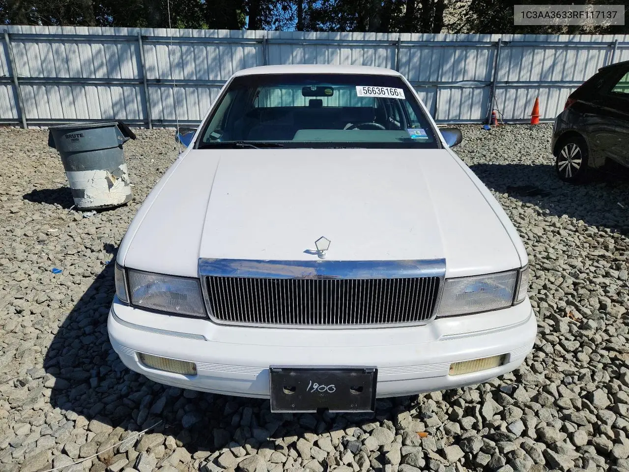 1994 Chrysler Lebaron Le A-Body VIN: 1C3AA3633RF117137 Lot: 56636166