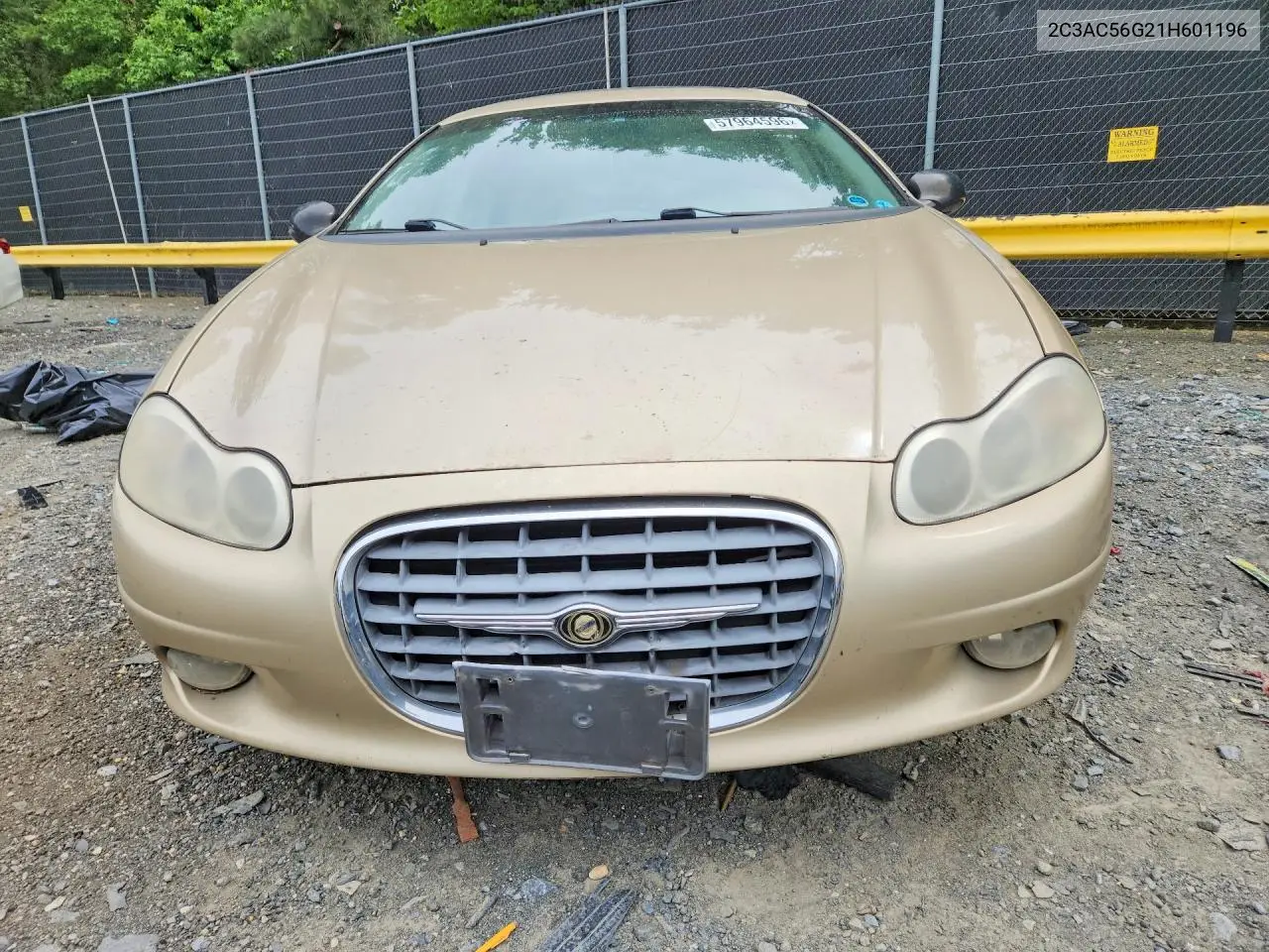 2001 Chrysler Lhs VIN: 2C3AC56G21H601196 Lot: 57964596