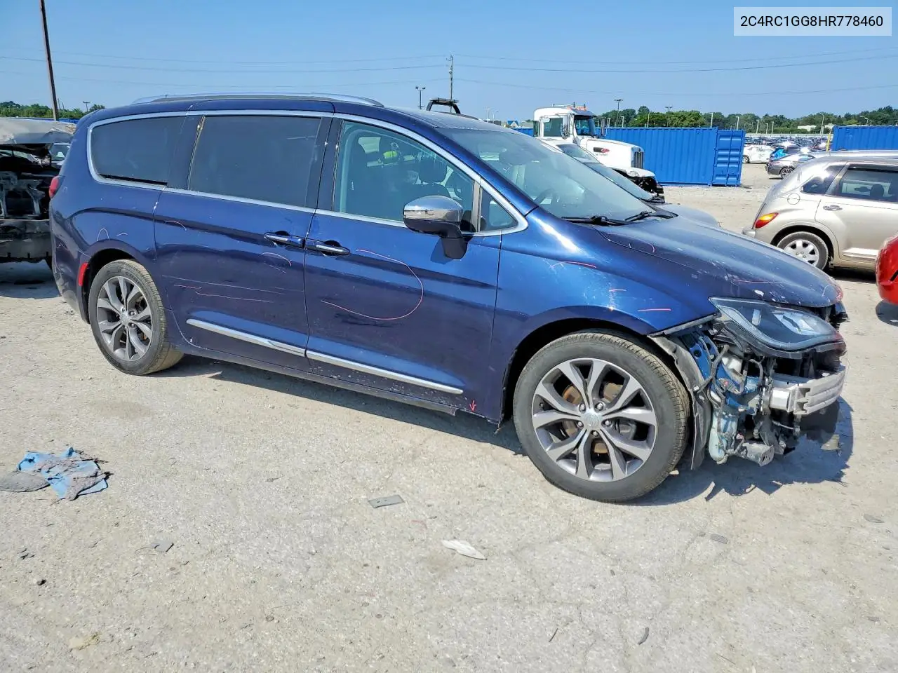 2017 Chrysler Pacifica Limited VIN: 2C4RC1GG8HR778460 Lot: 59058166