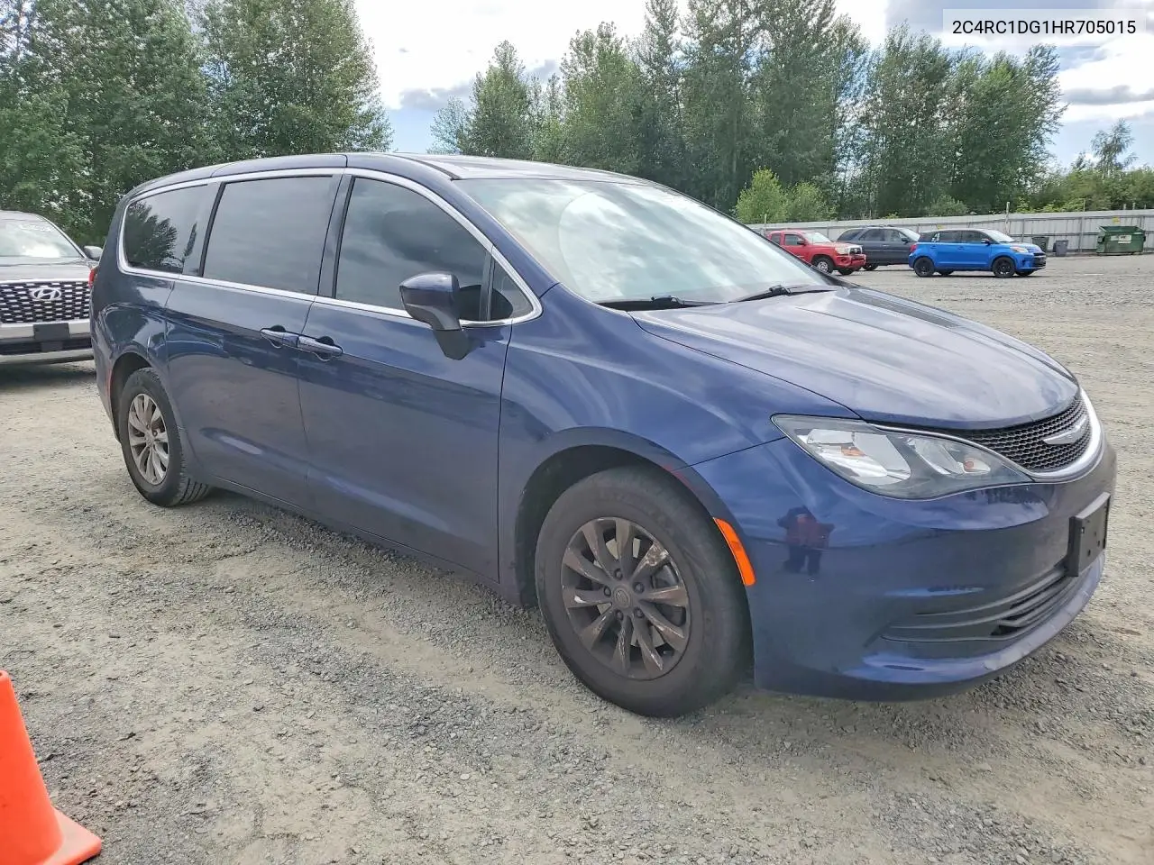 2017 Chrysler Pacifica Touring VIN: 2C4RC1DG1HR705015 Lot: 60717326
