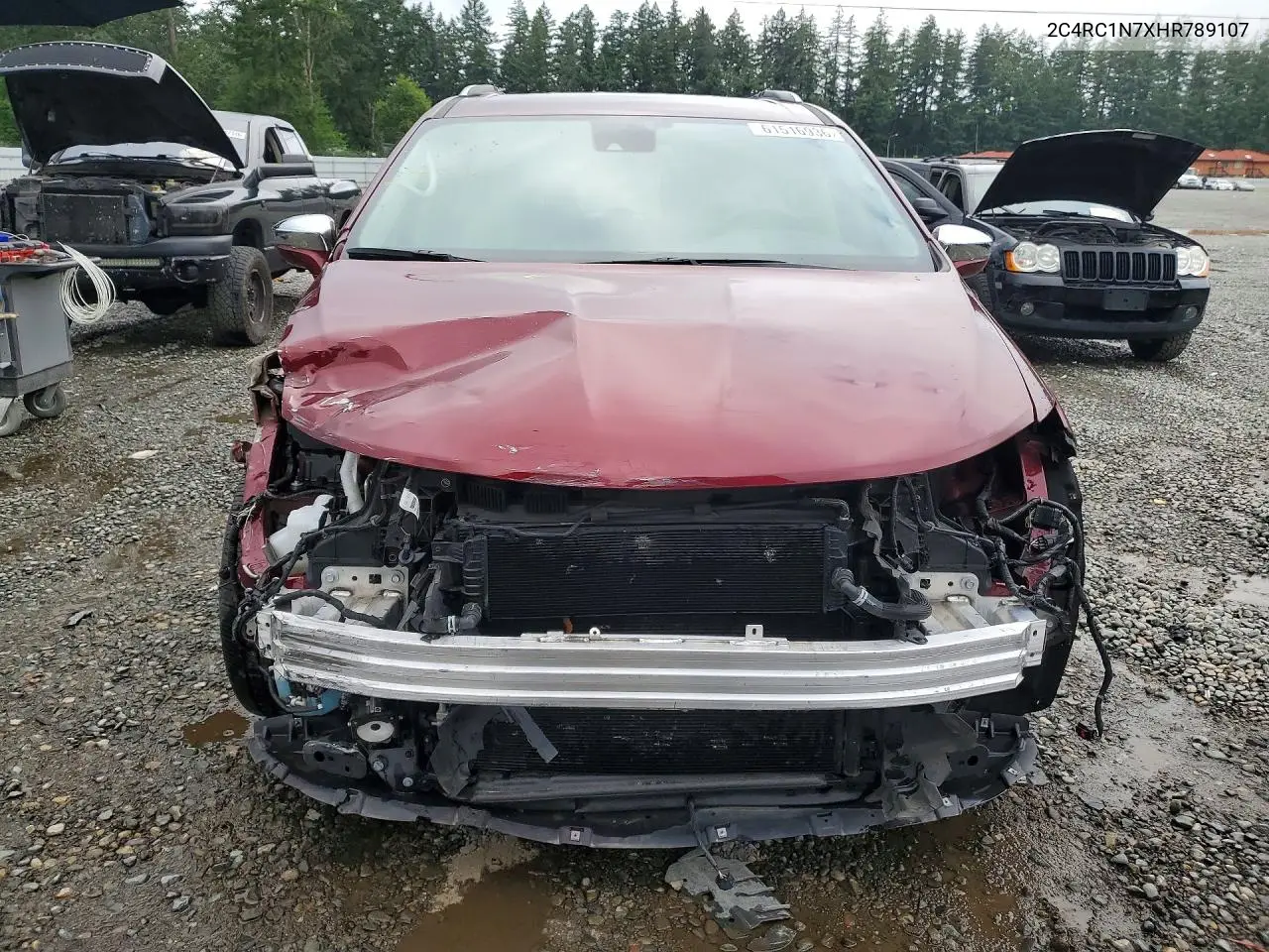 2017 Chrysler Pacifica Ehybrid Platinum VIN: 2C4RC1N7XHR789107 Lot: 61516936
