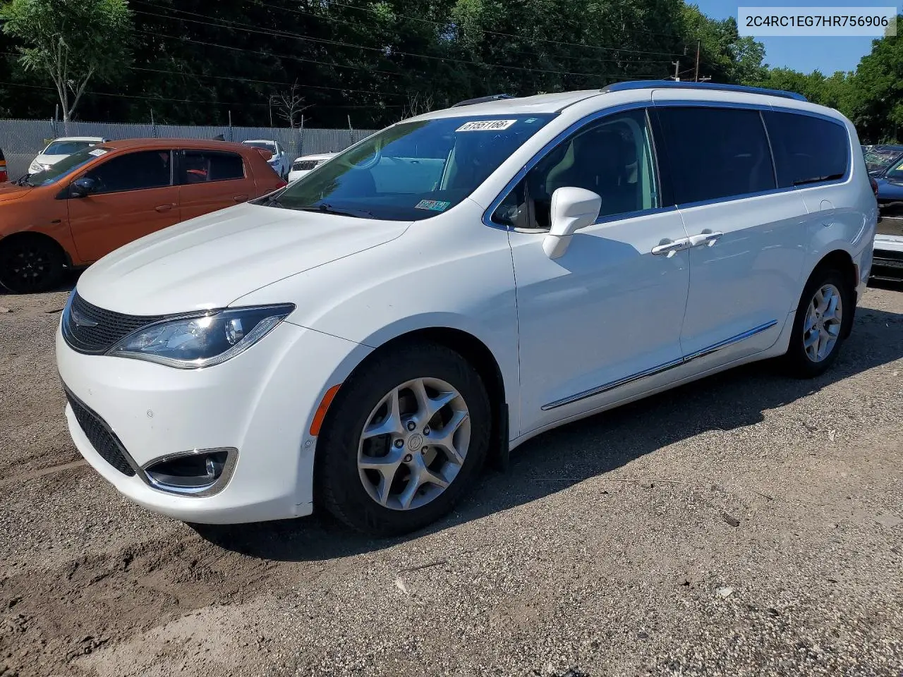 2017 Chrysler Pacifica Touring L Plus VIN: 2C4RC1EG7HR756906 Lot: 61551166