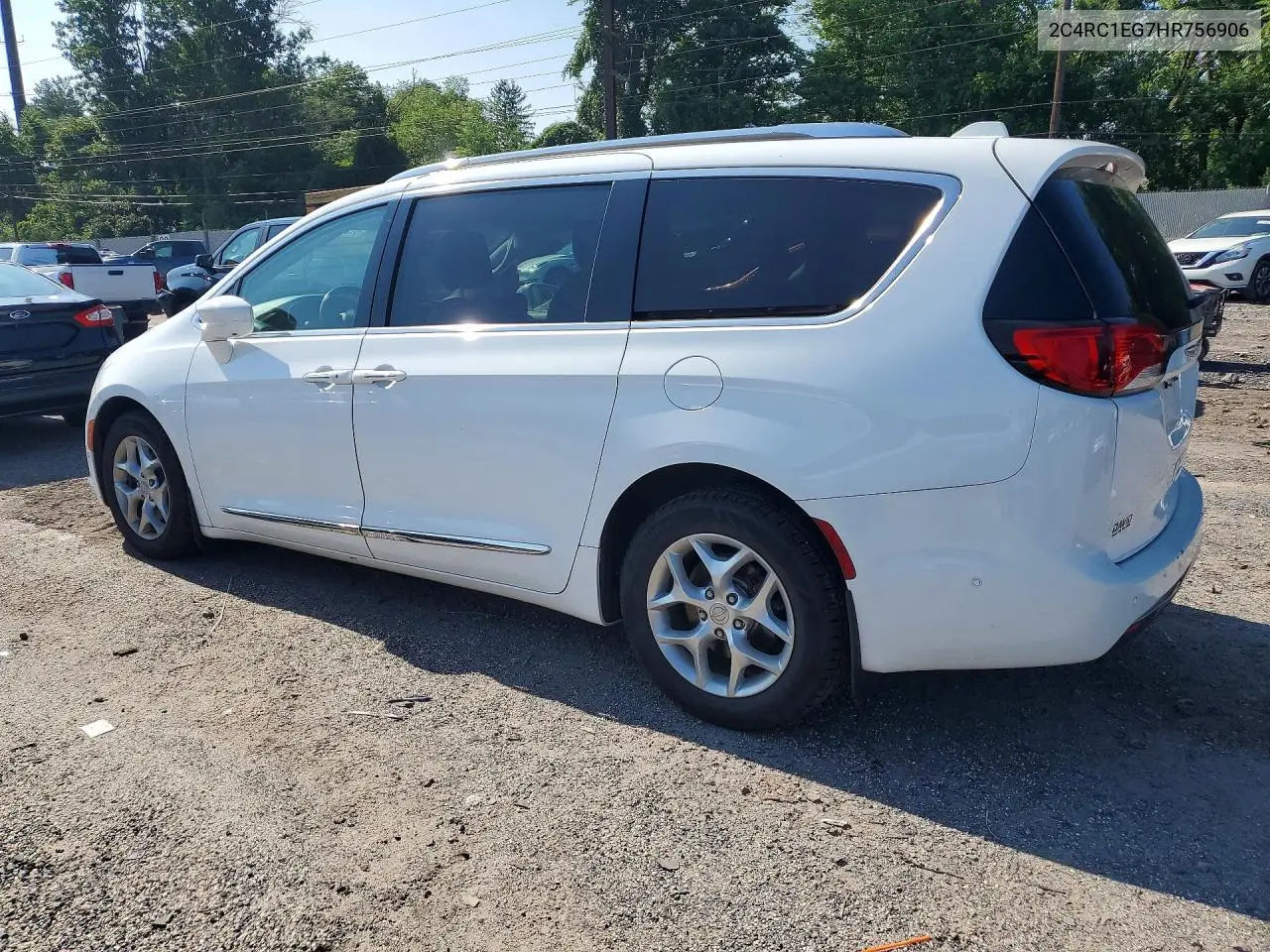 2017 Chrysler Pacifica Touring L Plus VIN: 2C4RC1EG7HR756906 Lot: 61551166