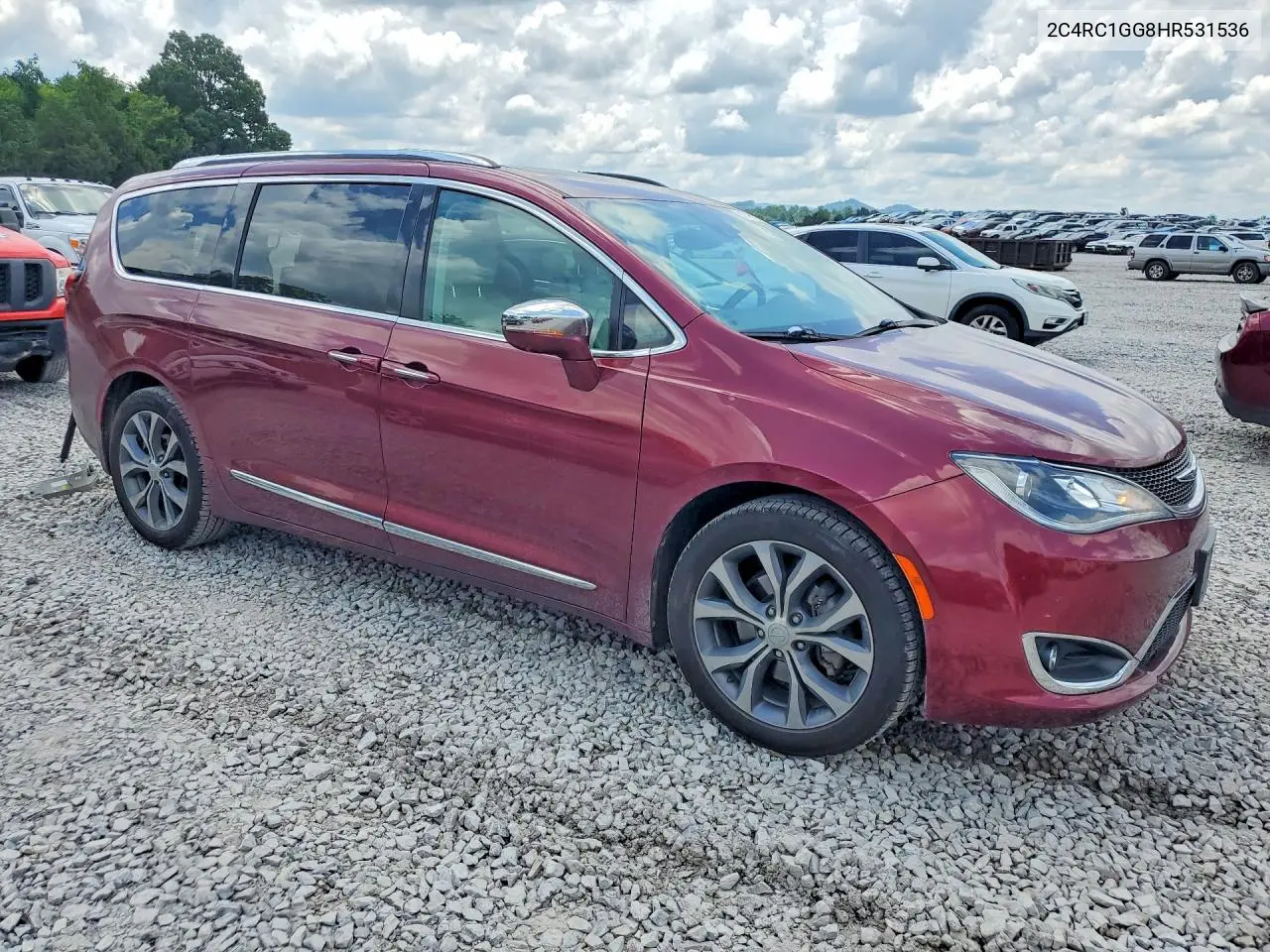 2017 Chrysler Pacifica Limited VIN: 2C4RC1GG8HR531536 Lot: 61560686