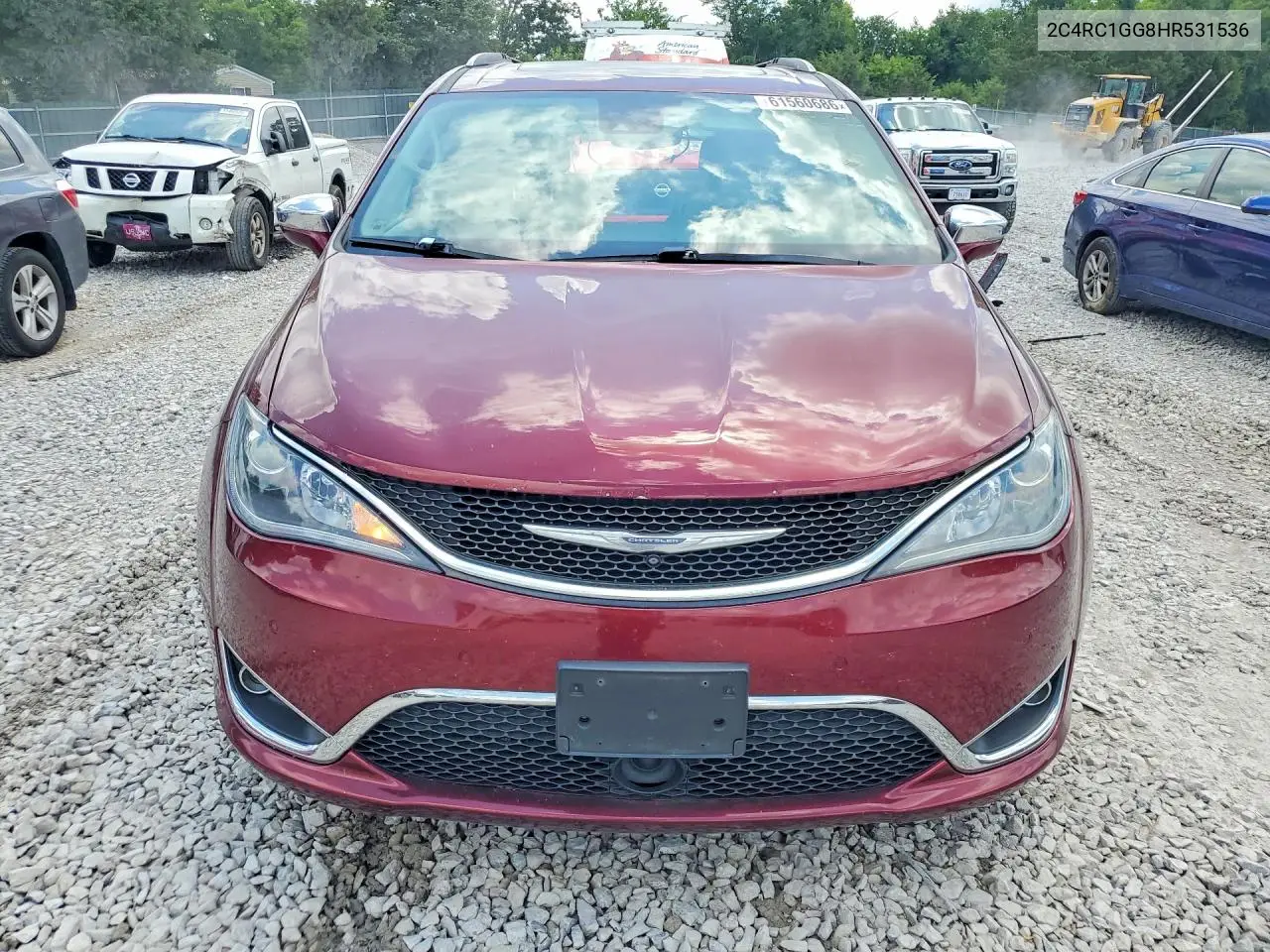 2017 Chrysler Pacifica Limited VIN: 2C4RC1GG8HR531536 Lot: 61560686