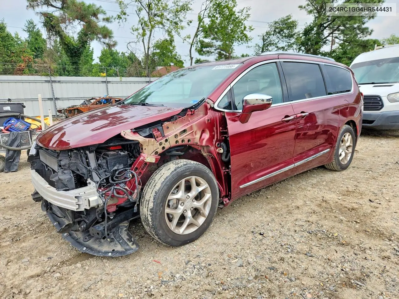 2017 Chrysler Pacifica Limited VIN: 2C4RC1GG4HR544431 Lot: 61771466