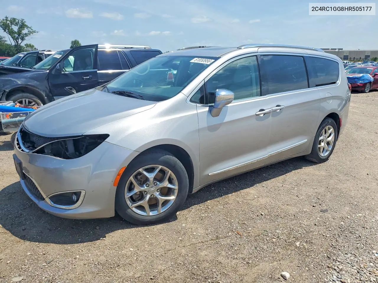 2017 Chrysler Pacifica Limited VIN: 2C4RC1GG8HR505177 Lot: 61850956