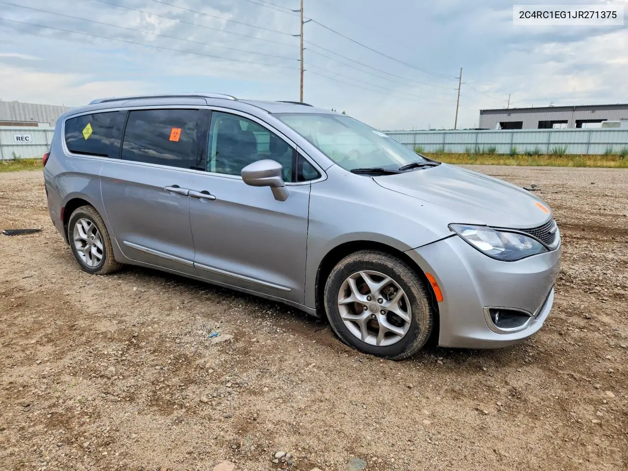 2018 Chrysler Pacifica Touring L Plus VIN: 2C4RC1EG1JR271375 Lot: 57780916