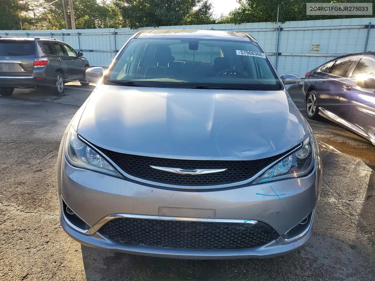 2018 Chrysler Pacifica Touring Plus VIN: 2C4RC1FG6JR275033 Lot: 57908366
