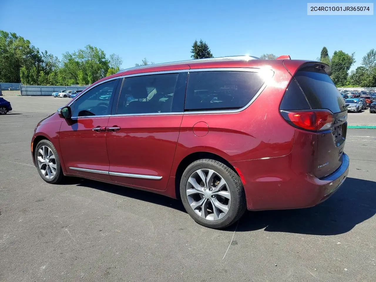 2018 Chrysler Pacifica Limited VIN: 2C4RC1GG1JR365074 Lot: 60874826