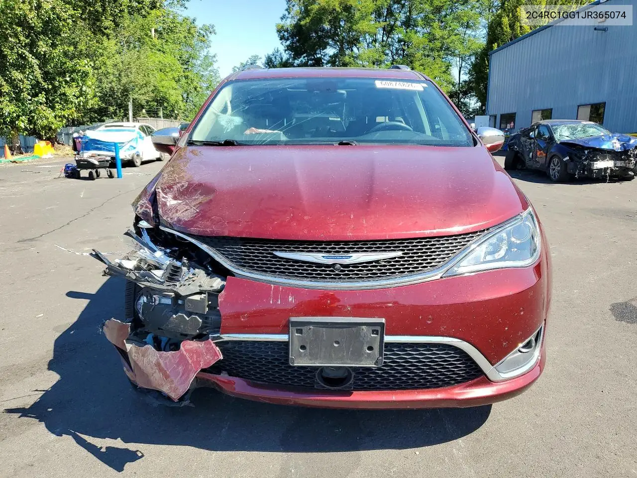 2018 Chrysler Pacifica Limited VIN: 2C4RC1GG1JR365074 Lot: 60874826