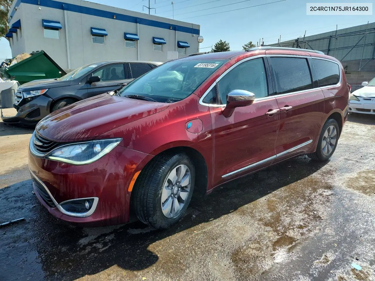 2018 Chrysler Pacifica Hybrid Limited VIN: 2C4RC1N75JR164300 Lot: 61195316