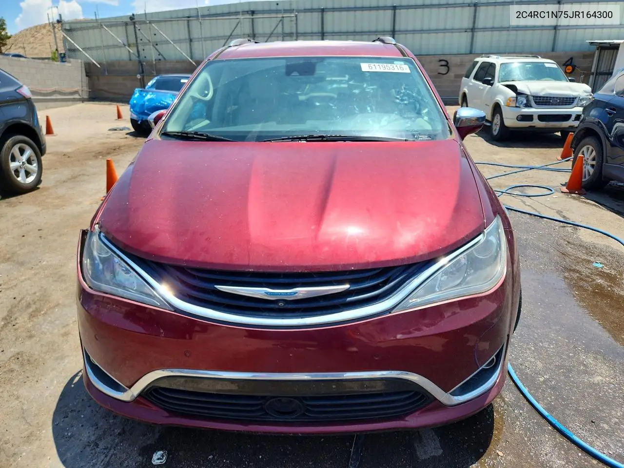 2018 Chrysler Pacifica Hybrid Limited VIN: 2C4RC1N75JR164300 Lot: 61195316