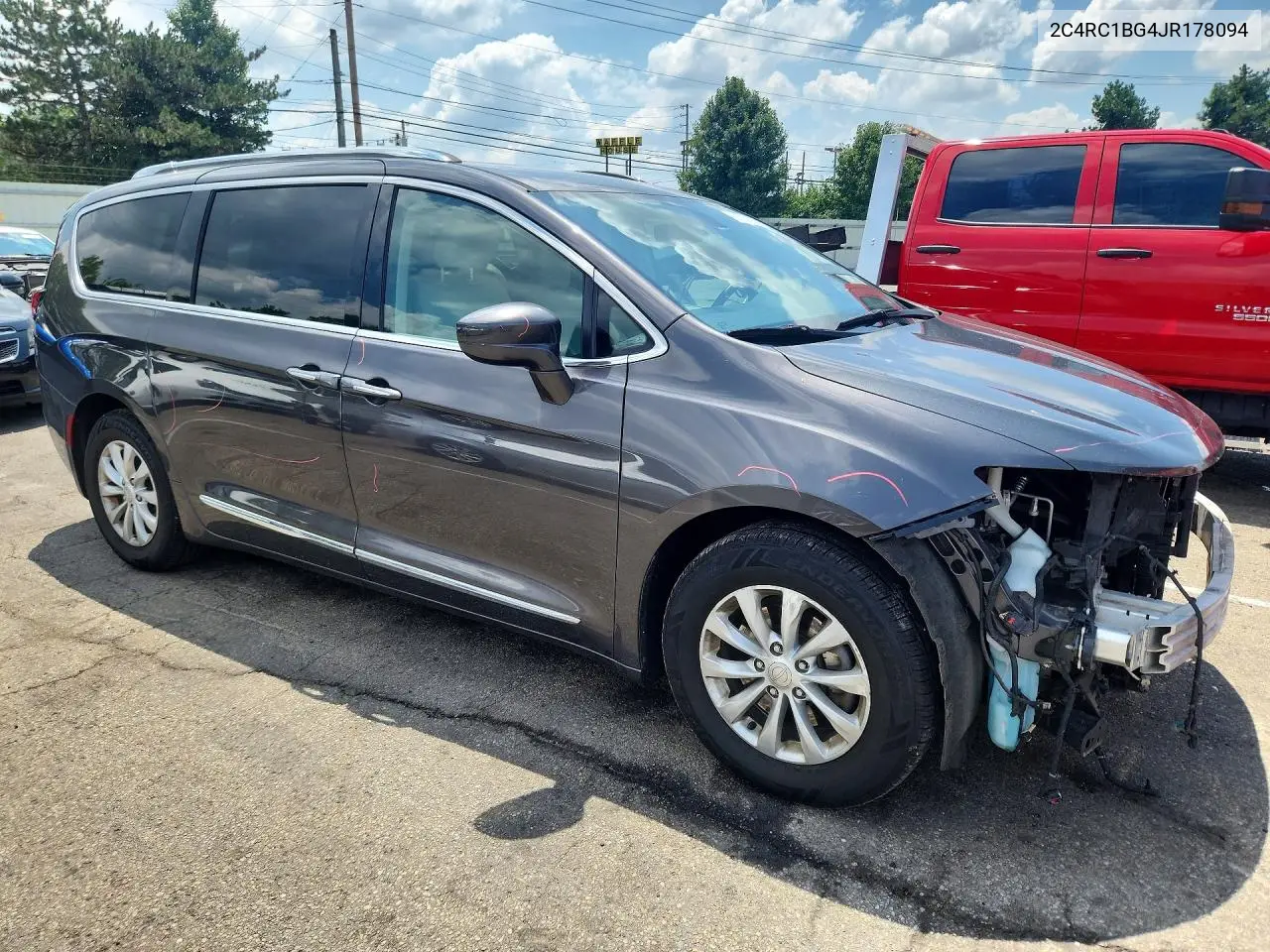2018 Chrysler Pacifica Touring L VIN: 2C4RC1BG4JR178094 Lot: 61197236