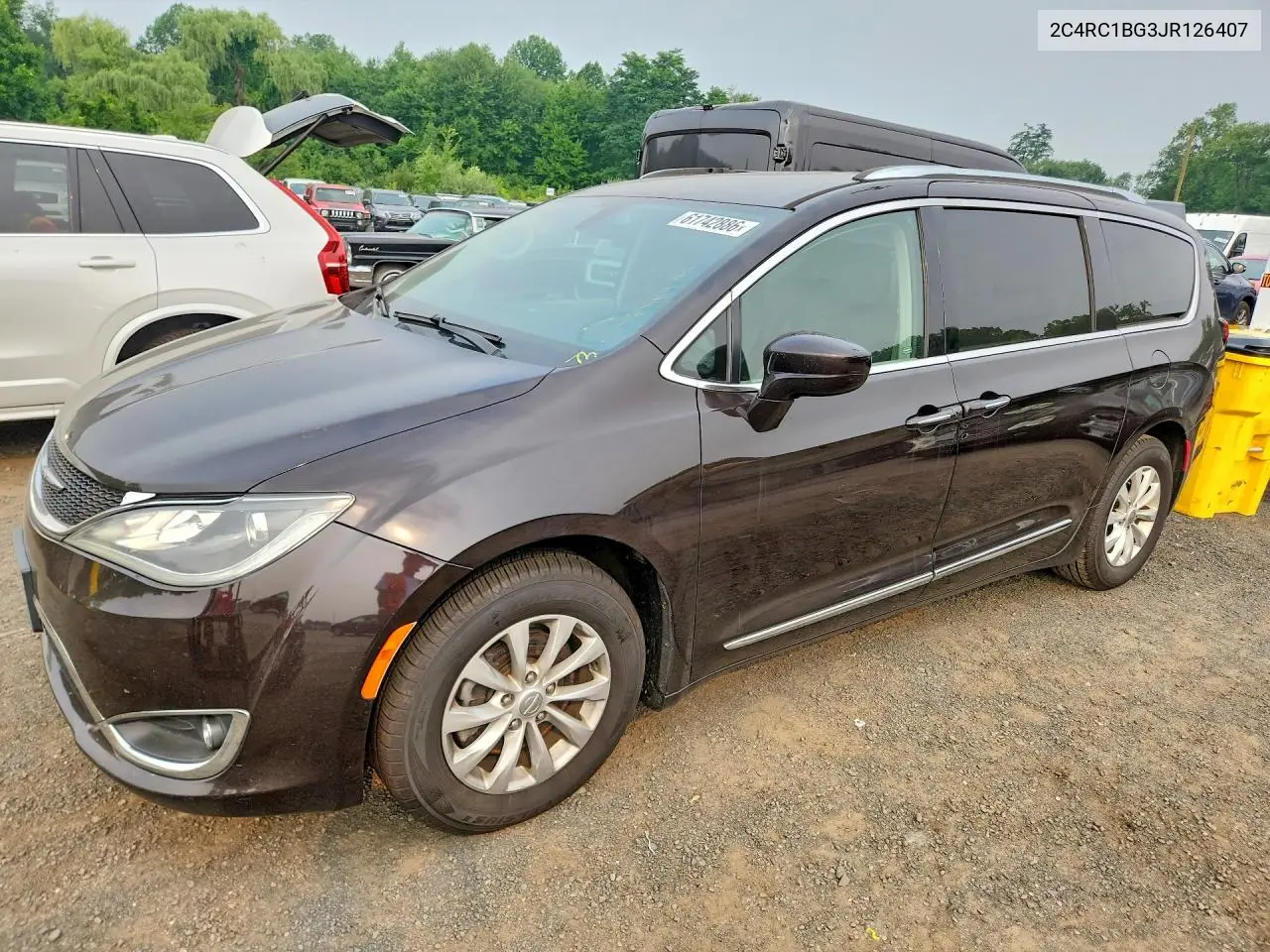 2018 Chrysler Pacifica Touring L VIN: 2C4RC1BG3JR126407 Lot: 61742886