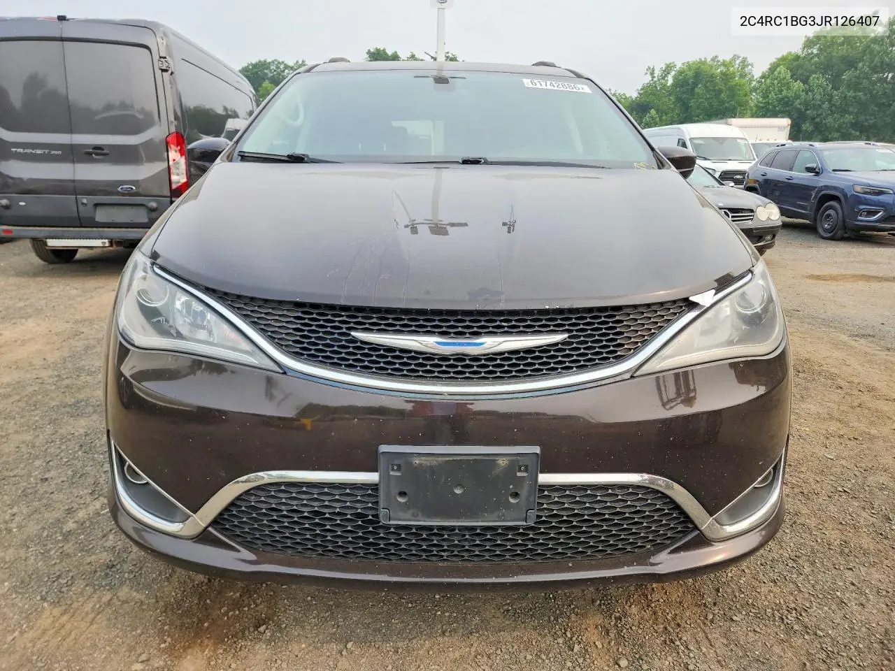 2018 Chrysler Pacifica Touring L VIN: 2C4RC1BG3JR126407 Lot: 61742886
