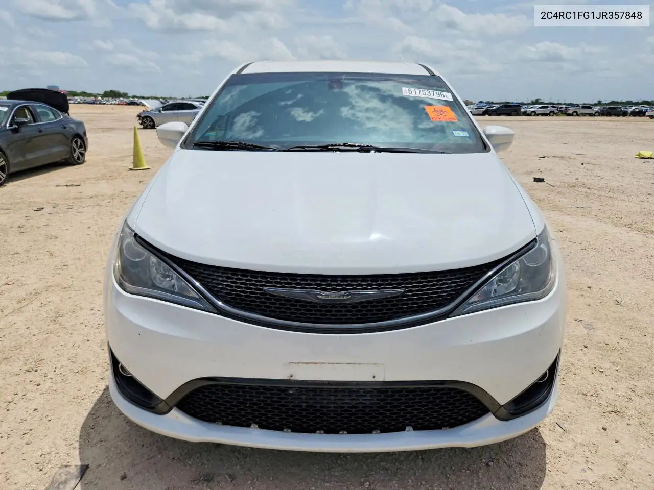 2018 Chrysler Pacifica Touring Plus VIN: 2C4RC1FG1JR357848 Lot: 61753796