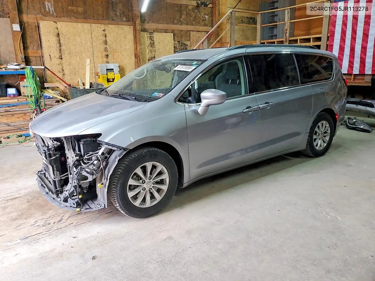 2018 Chrysler Pacifica Touring Plus VIN: 2C4RC1FG5JR113278 Lot: 61870996