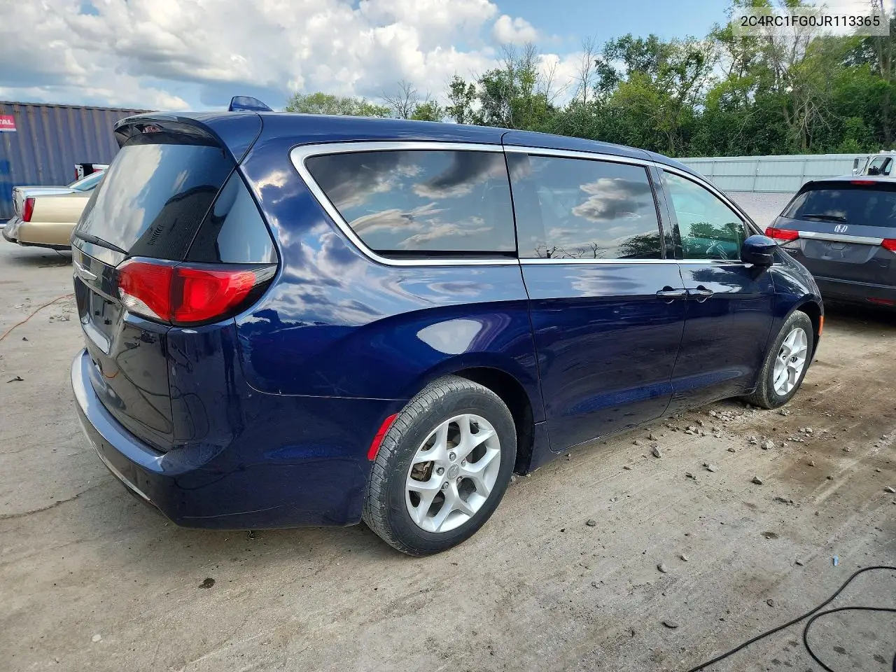2018 Chrysler Pacifica Touring Plus VIN: 2C4RC1FG0JR113365 Lot: 62108976