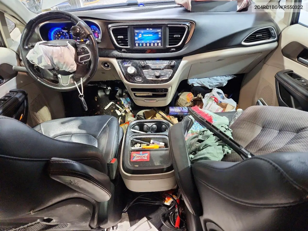 2019 Chrysler Pacifica Touring L VIN: 2C4RC1BG9KR550322 Lot: 56466116