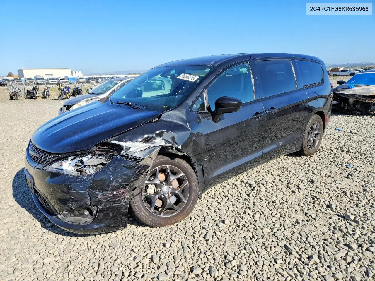 2019 Chrysler Pacifica Touring Plus VIN: 2C4RC1FG8KR635968 Lot: 56640286