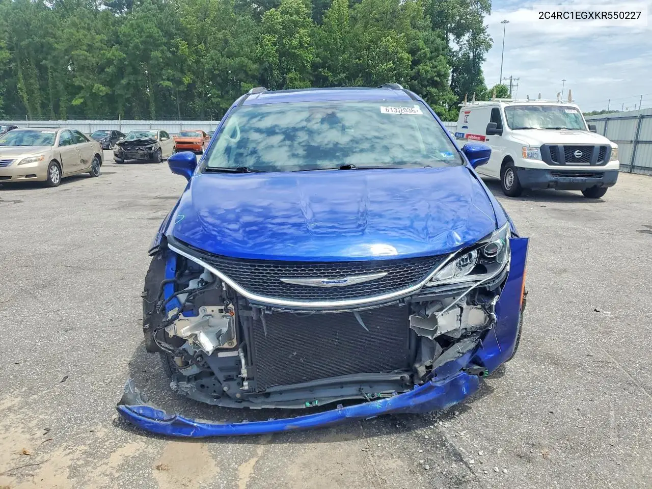 2019 Chrysler Pacifica Touring L Plus VIN: 2C4RC1EGXKR550227 Lot: 61332036