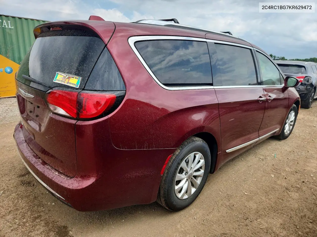 2019 Chrysler Pacifica Touring L VIN: 2C4RC1BG7KR629472 Lot: 61428996