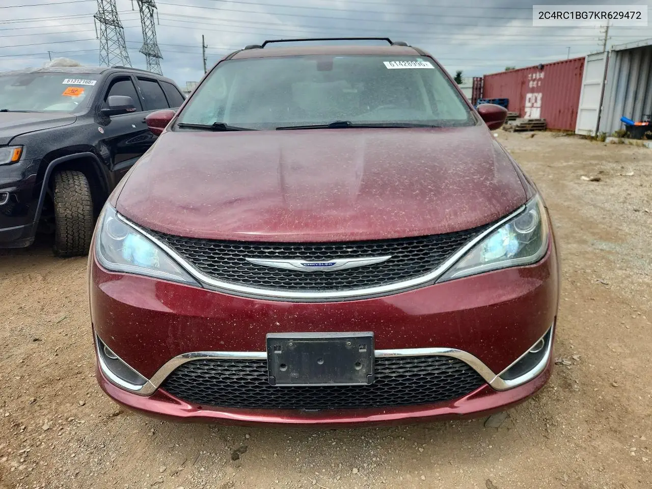 2019 Chrysler Pacifica Touring L VIN: 2C4RC1BG7KR629472 Lot: 61428996