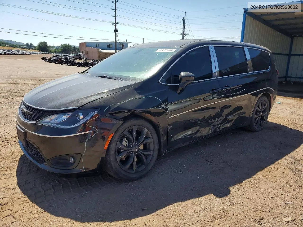 2019 Chrysler Pacifica Touring Plus VIN: 2C4RC1FG7KR560602 Lot: 61542146