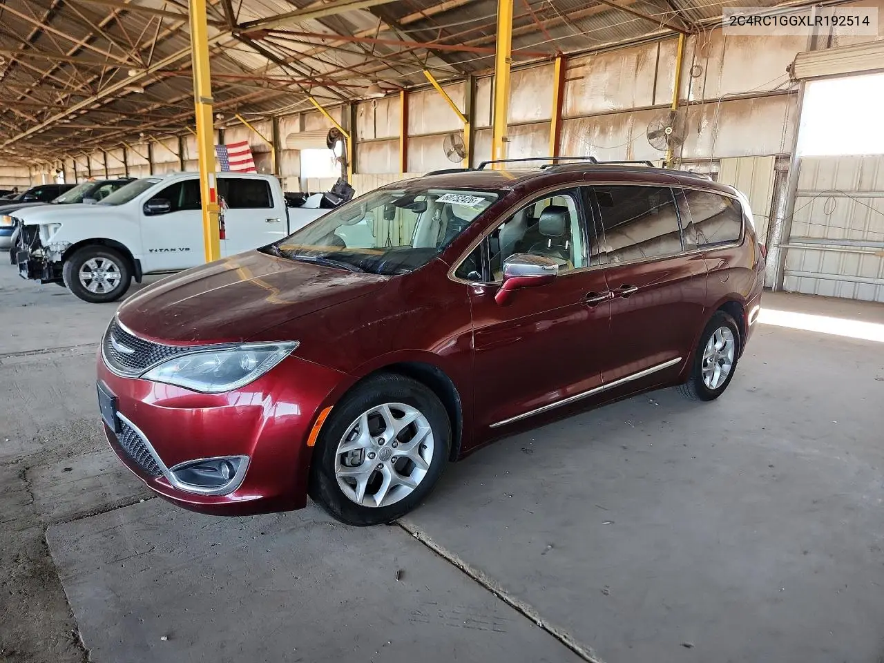 2020 Chrysler Pacifica Limited VIN: 2C4RC1GGXLR192514 Lot: 60752426