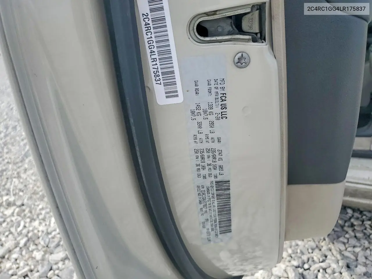 2C4RC1GG4LR175837 2020 Chrysler Pacifica Limited
