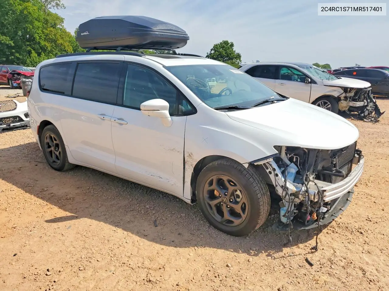 2021 Chrysler Pacifica Hybrid Limited VIN: 2C4RC1S71MR517401 Lot: 60380986