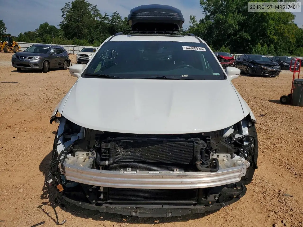2021 Chrysler Pacifica Hybrid Limited VIN: 2C4RC1S71MR517401 Lot: 60380986