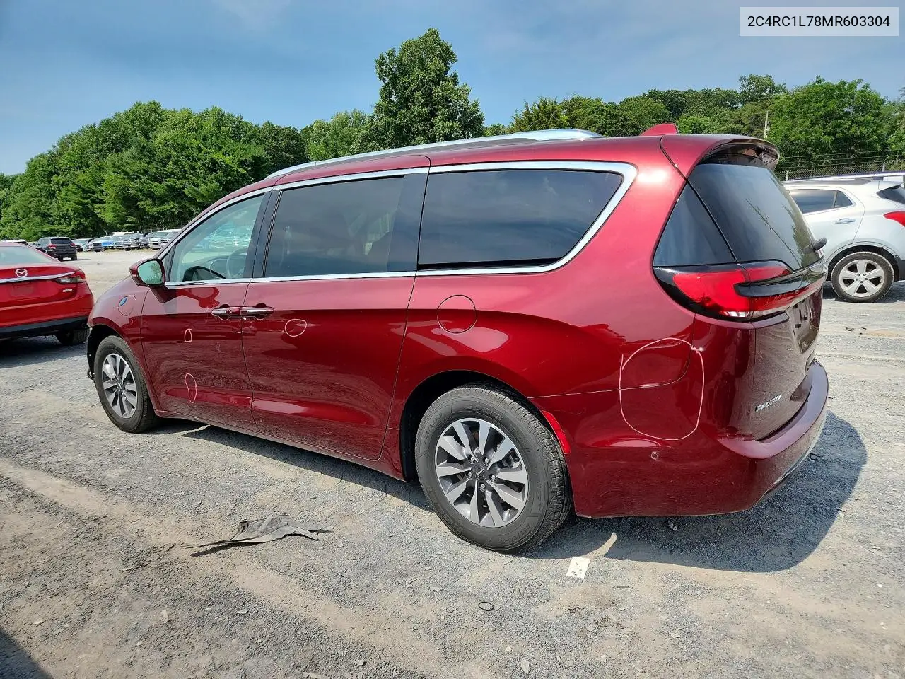 2021 Chrysler Pacifica Hybrid Touring L VIN: 2C4RC1L78MR603304 Lot: 60594086