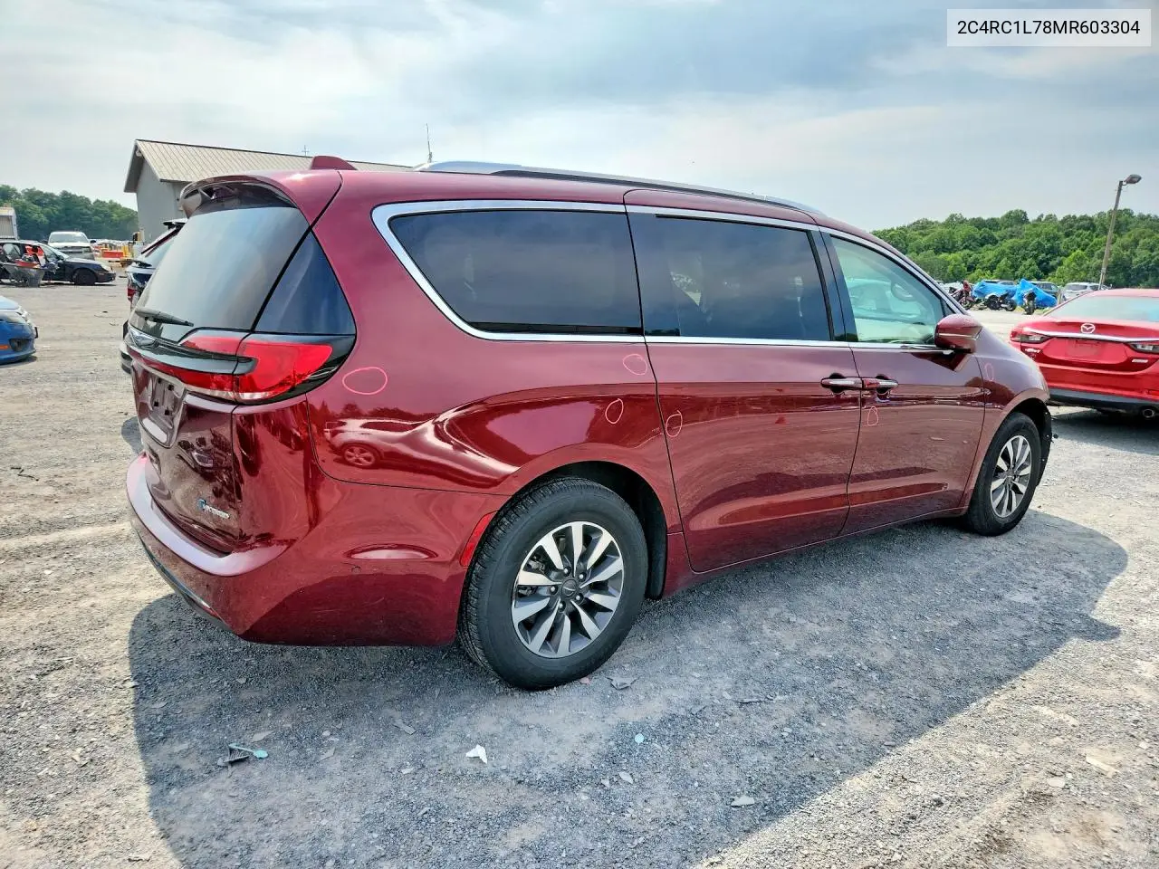 2021 Chrysler Pacifica Hybrid Touring L VIN: 2C4RC1L78MR603304 Lot: 60594086