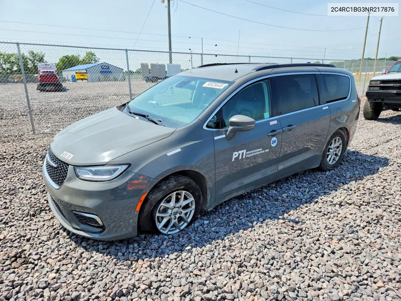 2022 Chrysler Pacifica Touring L VIN: 2C4RC1BG3NR217876 Lot: 58828646