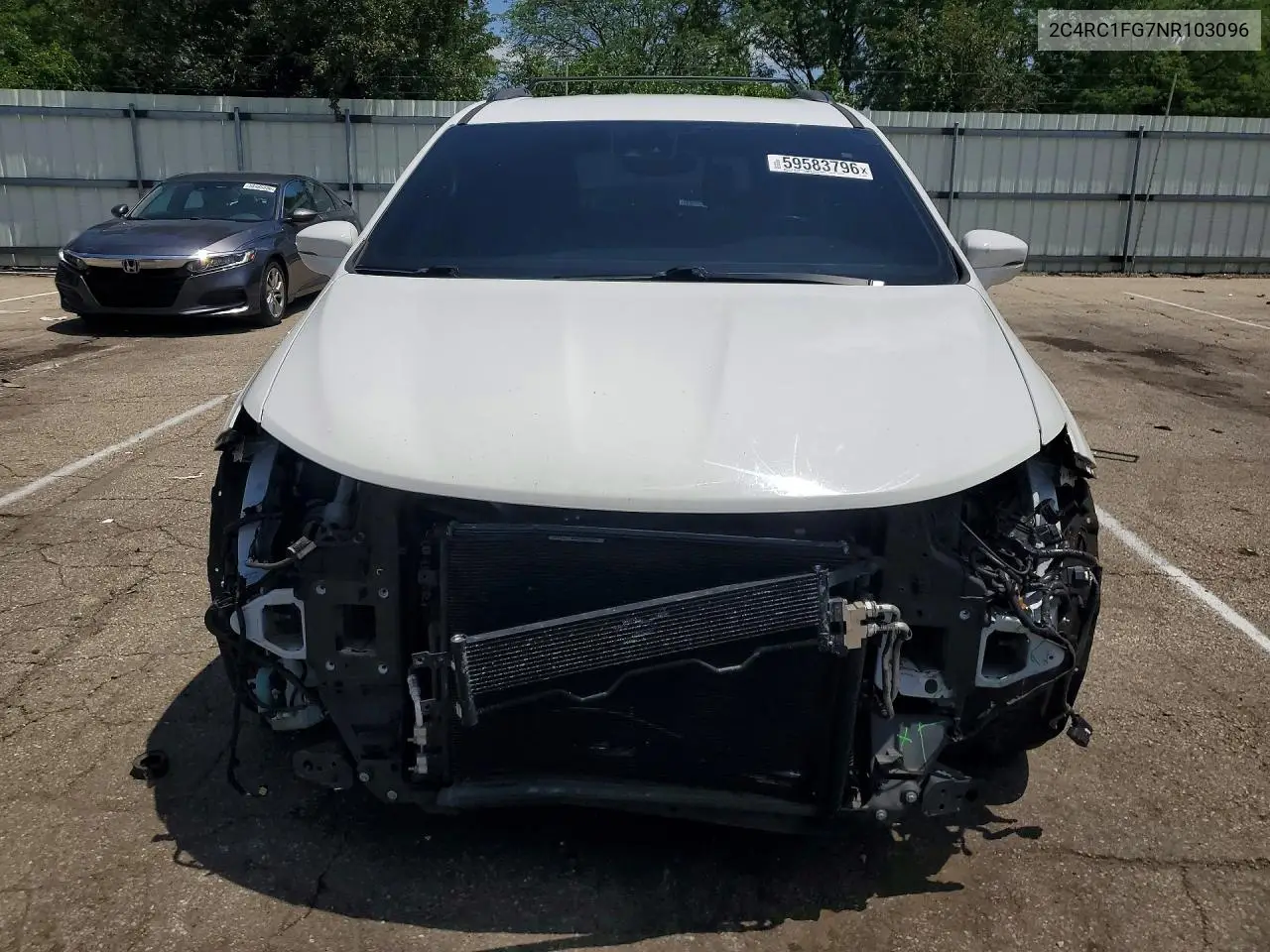 2022 Chrysler Pacifica Touring VIN: 2C4RC1FG7NR103096 Lot: 59583796