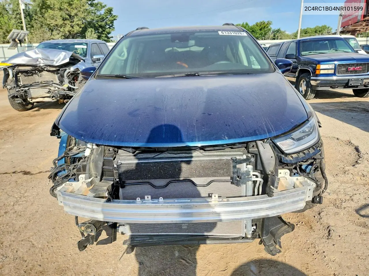 2022 Chrysler Pacifica Touring L VIN: 2C4RC1BG4NR101599 Lot: 61331026