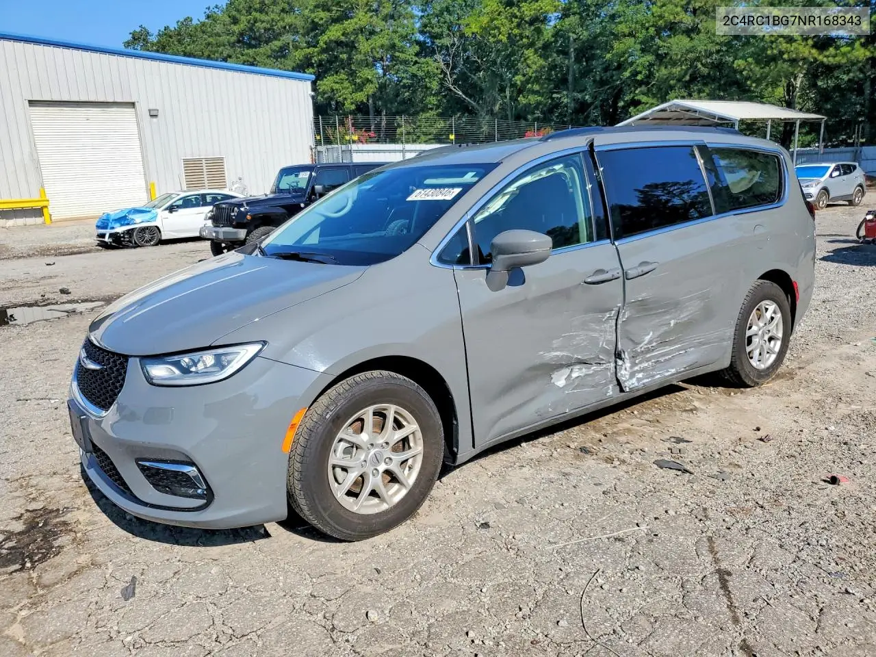 2022 Chrysler Pacifica Touring L VIN: 2C4RC1BG7NR168343 Lot: 61430846