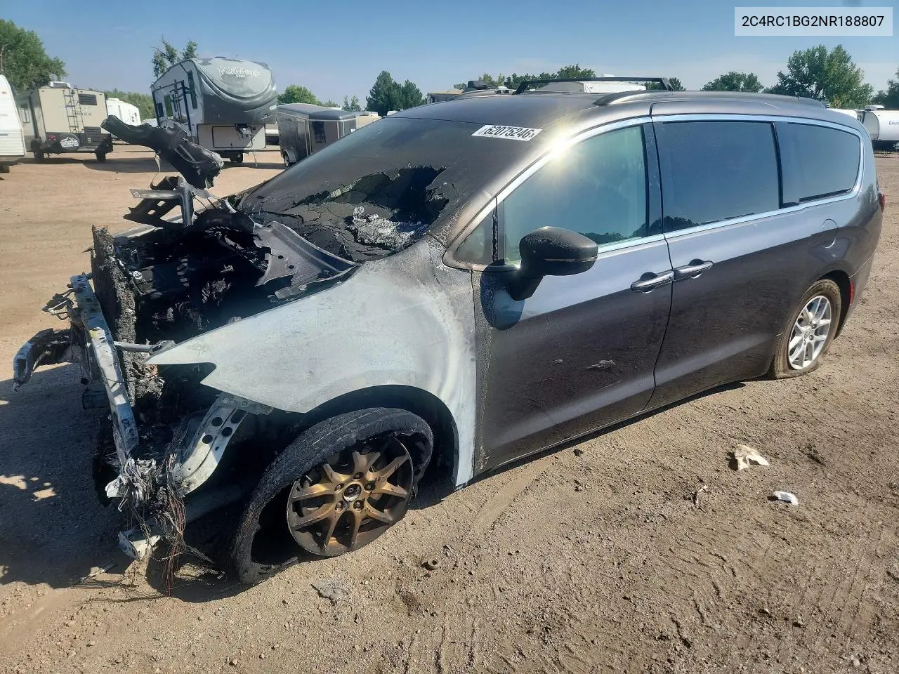2022 Chrysler Pacifica Touring L VIN: 2C4RC1BG2NR188807 Lot: 62075246