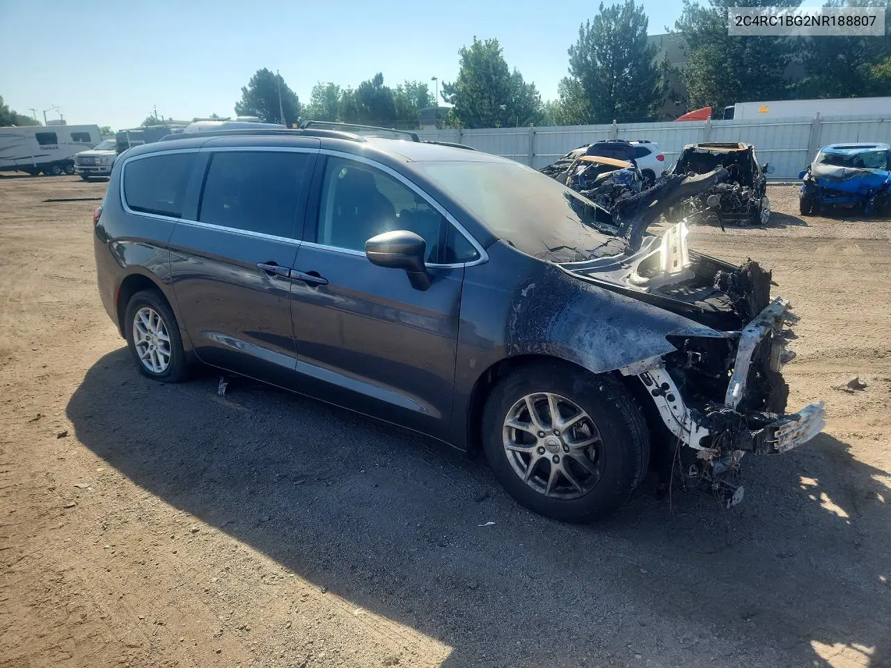 2022 Chrysler Pacifica Touring L VIN: 2C4RC1BG2NR188807 Lot: 62075246