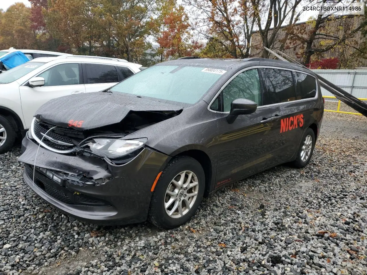2C4RC1BGXNR114986 2022 Chrysler Pacifica Touring L