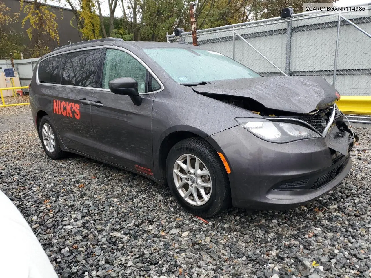 2C4RC1BGXNR114986 2022 Chrysler Pacifica Touring L