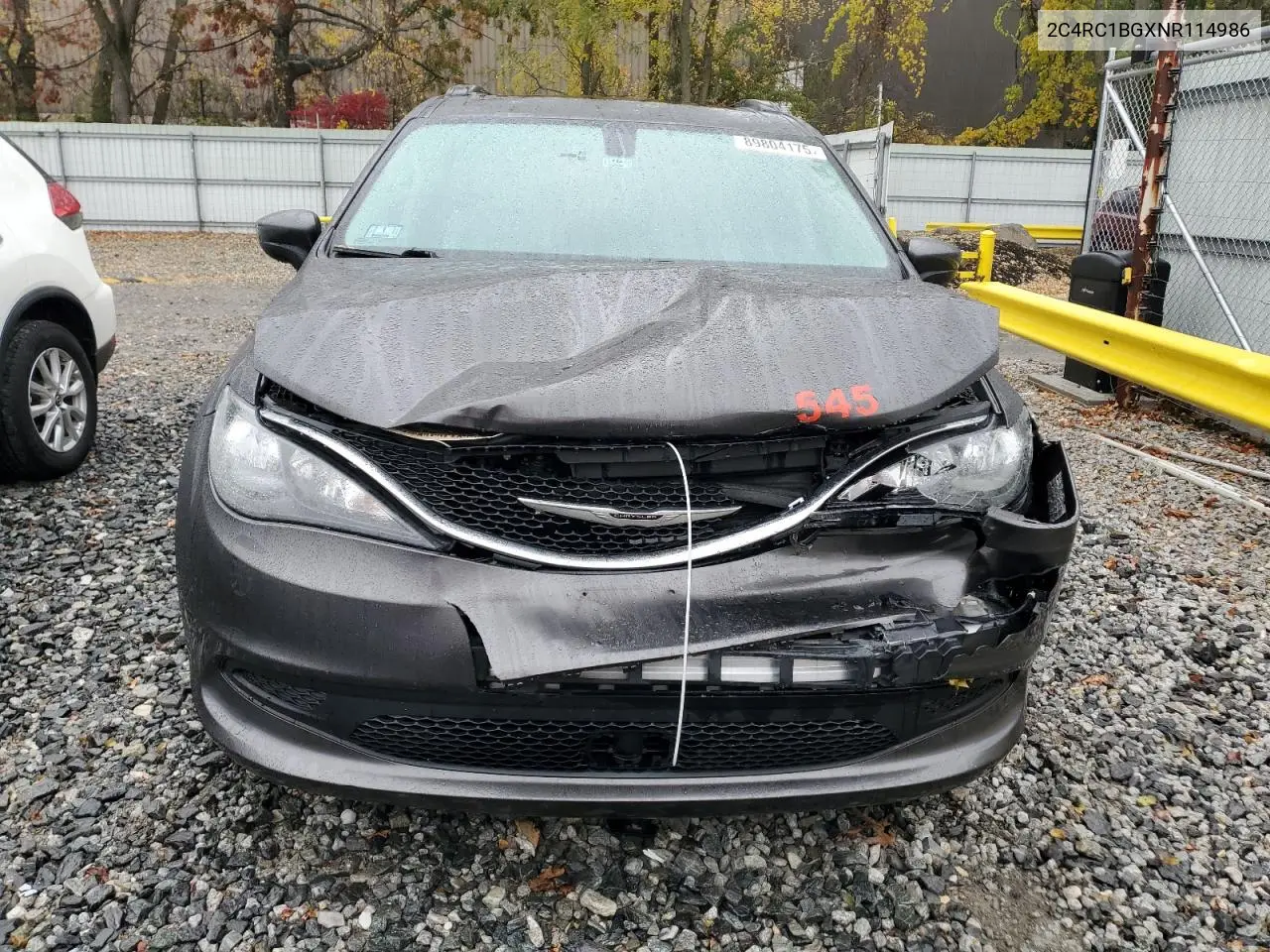 2C4RC1BGXNR114986 2022 Chrysler Pacifica Touring L