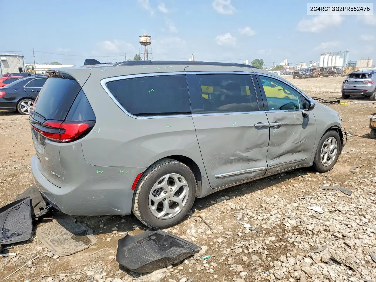 2023 Chrysler Pacifica Limited VIN: 2C4RC1GG2PR552476 Lot: 61755766