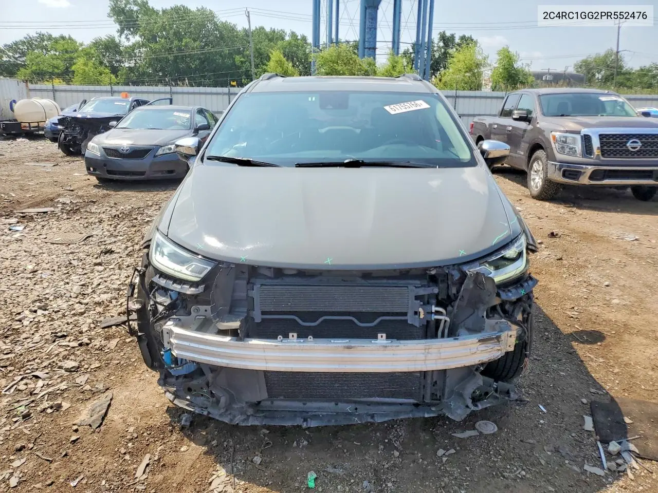 2023 Chrysler Pacifica Limited VIN: 2C4RC1GG2PR552476 Lot: 61755766
