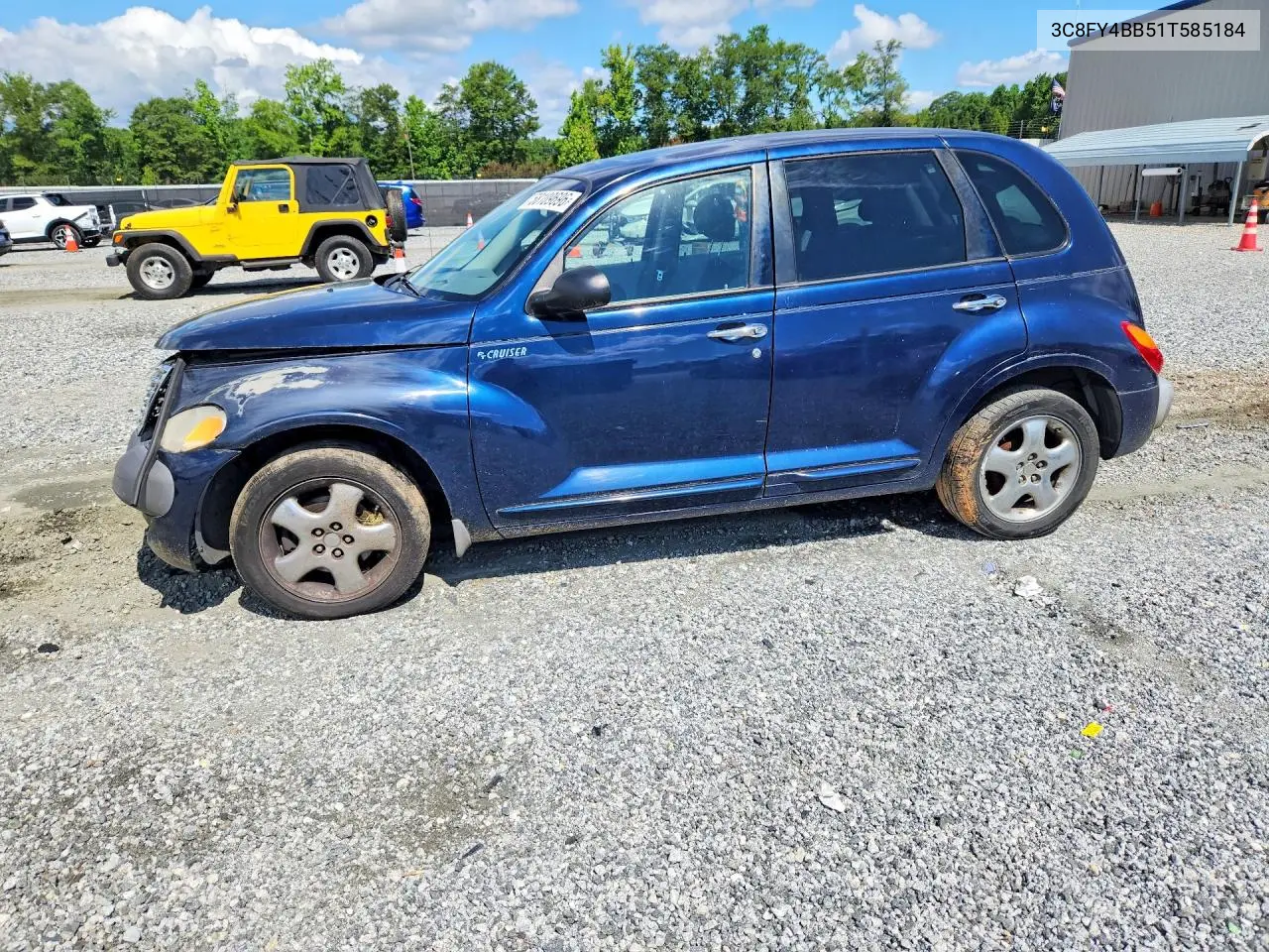 2001 Chrysler Pt Cruiser VIN: 3C8FY4BB51T585184 Lot: 58109696