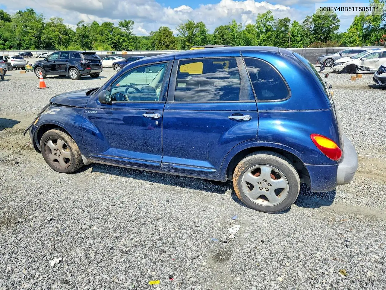 2001 Chrysler Pt Cruiser VIN: 3C8FY4BB51T585184 Lot: 58109696