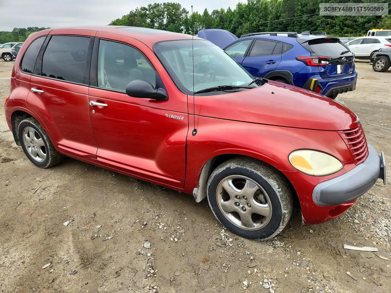 2001 Chrysler Pt Cruiser VIN: 3C8FY4BB11T590589 Lot: 58931066